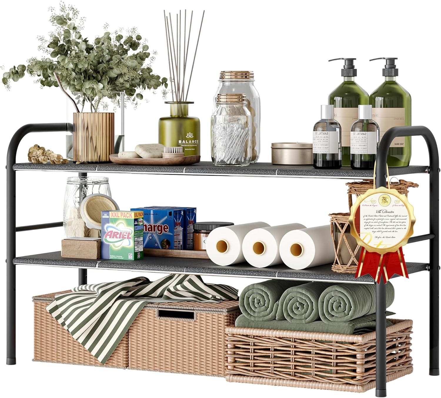 Best Under-Sink Organizers for Small Kitchens - NETEL Under Sink Organizers and Storage, 2 Tier Expanda