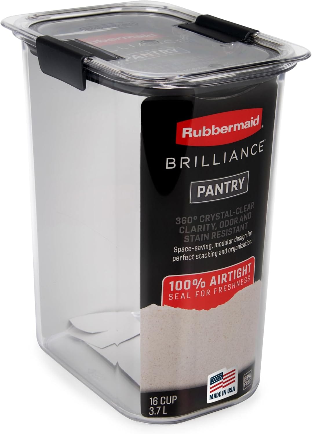 Best Airtight Food Storage Containers - Rubbermaid Brilliance 16-Cup Airtight Food Storage Cont