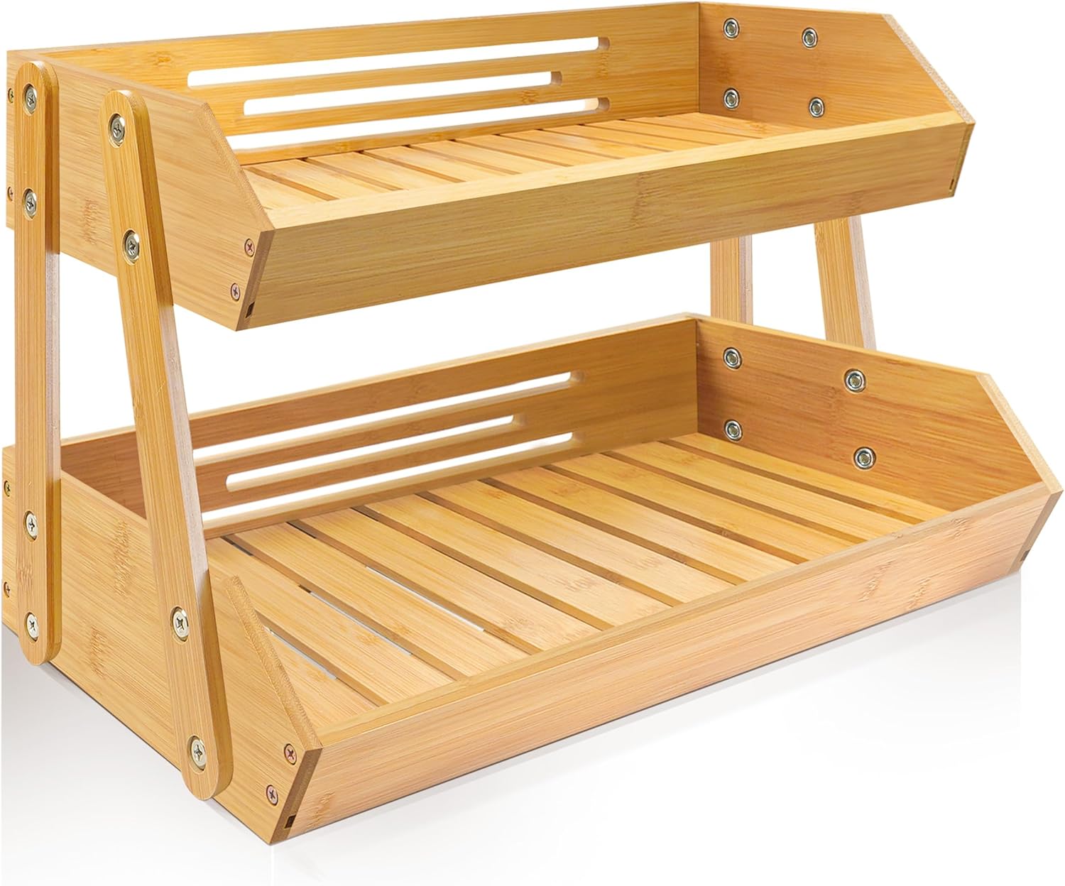 Best Countertop Organizers for Kitchen -  16.5-Inch Fruit Stand Storage Holder 